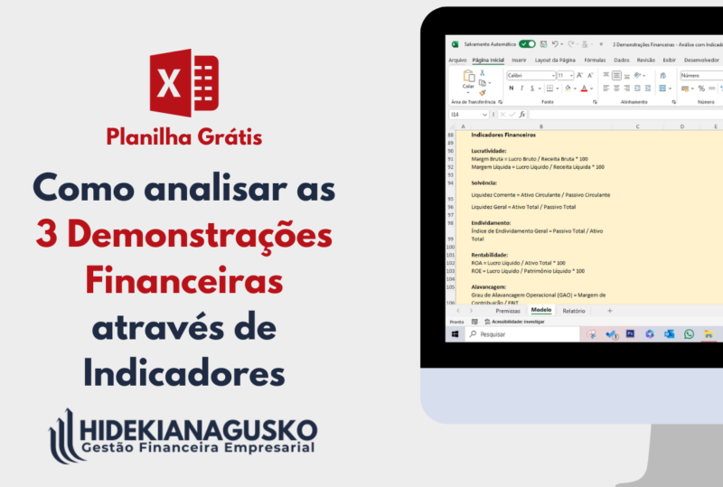 _capa Como analisar as 3 Demonstrações Financeiras através de Indicadores